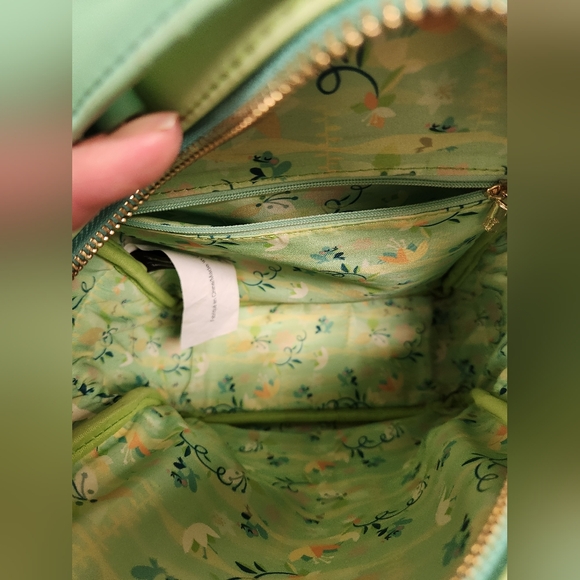 LOUNGEFLY TIANA Backpack & Accordian Wallet Card Holder - Picture 14 of 16